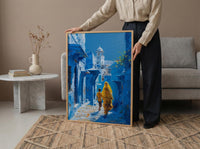 Jodhpur India Print, Blue City Wall Art, Mothers Day Gift From Son, Mom And Son Poster, Museum Quality Decor