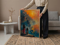 Varanasi India Art Print, Spiritual Wall Art, Mothers Day Gift From Daughter, Museum Quality Decor, Shipped Wall Art