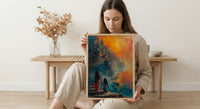 Varanasi India Art Print, Spiritual Wall Art, Mothers Day Gift From Daughter, Museum Quality Decor, Shipped Wall Art