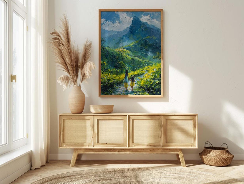 Munnar India Print, Tea Plantation Wall Art, Mothers Day Gift From Daughter, Museum Quality Decor, Shipped Wall Art