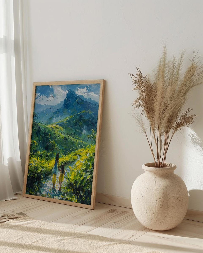 Munnar India Print, Tea Plantation Wall Art, Mothers Day Gift From Daughter, Museum Quality Decor, Shipped Wall Art