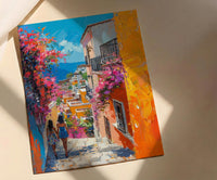 Guanajuato Mexico Art Print, Mothers Day Gift From Daughter, Colorful Street Wall Art, Mother Daughter Poster, Shipped Wall Art