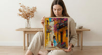 Cartagena Colombia Print, Mothers Day Gift From Son, Colonial Street Wall Art, Mom And Son Poster, Museum Quality Decor