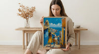 Salvador Brazil Print, Pelourinho Wall Art, Mothers Day Gift From Son, Mom And Son Poster, Museum Quality Decor