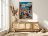 Cusco Peru Art Print, Andean Street Wall Art, Mothers Day Gift From Daughter, Mother Daughter Poster, Shipped Wall Art