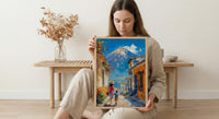 Antigua Guatemala Print, Mothers Day Gift From Son, Colonial House Wall Art, Mom And Son Poster, Museum Quality Decor