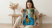Antigua Guatemala Print, Mothers Day Gift From Son, Colonial House Wall Art, Mom And Son Poster, Museum Quality Decor