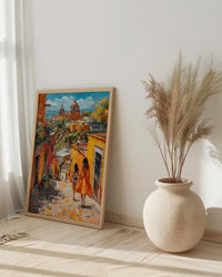 San Miguel Allende Print, Mexican Street Wall Art, Mothers Day Gift From Daughter, Museum Quality Decor, Shipped Wall Art
