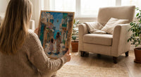 Jeddah Al Balad Print, Saudi Arabia Wall Art, Mothers Day Gift From Daughter, Mother Daughter Poster, Shipped Wall Art