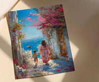 Muscat Oman Art Print, Muttrah Corniche Decor, Mothers Day Gift From Son, Mom And Son Poster, Museum Quality Decor