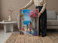 Muscat Oman Art Print, Muttrah Corniche Decor, Mothers Day Gift From Son, Mom And Son Poster, Museum Quality Decor