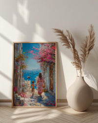 Muscat Oman Art Print, Muttrah Corniche Decor, Mothers Day Gift From Son, Mom And Son Poster, Museum Quality Decor