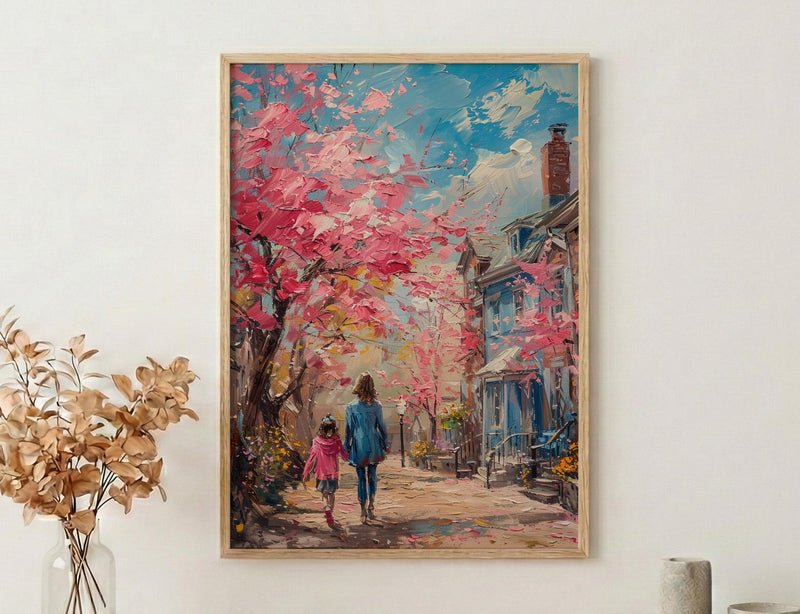 Old Town Alexandria Print, Virginia Wall Art, Mothers Day Gift From Daughter, Mother Daughter Poster, Museum Quality Decor