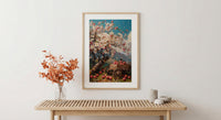 Kazakhstan Apple Blossom Art Print, Spring Nature Decor - Housewarming Gift
