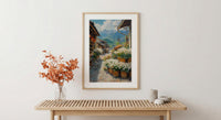 Yangmingshan Calla Lily Art Print, White Floral Spring Decor - Living Room Decor