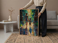 Vienna Palace Wall Art, Mother and Son Poster - Gift for Mom