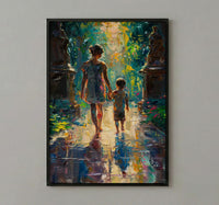 Vienna Palace Wall Art, Mother and Son Poster - Gift for Mom