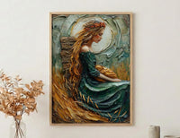 The Empress Tarot Print, Mothers Day Gift From Daughter, Divine Feminine Wall Art, Museum Quality Decor, Shipped Wall Art