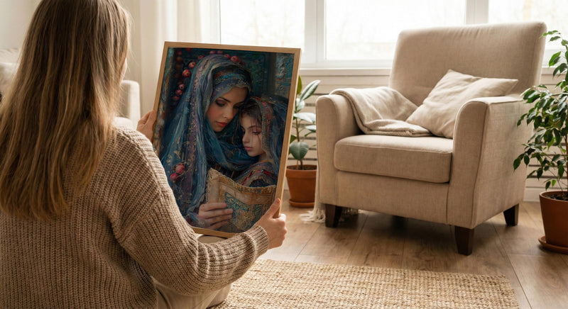 The High Priestess Print, Wise Mother Wall Art, Mothers Day Gift From Son, Museum Quality Decor, Shipped Wall Art
