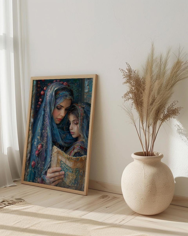 The High Priestess Print, Wise Mother Wall Art, Mothers Day Gift From Son, Museum Quality Decor, Shipped Wall Art