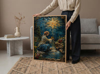 The Star Tarot Print, Healing Mother Wall Art, Mothers Day Gift From Daughter, Museum Quality Decor, Shipped Wall Art