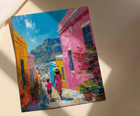 Cape Town South Africa Print, Mothers Day Gift From Son, Bo Kaap Wall Art, Mom And Son Poster, Colorful African Decor