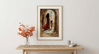 Kenya Lamu Old Town Art Print, Mothers Day Gift From Daughter, Coastal Street Wall Art, Mother Daughter Poster, African Decor
