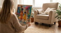 Ethiopia Harar Art Print, Mothers Day Gift From Daughter, Colorful Street Wall Art, Mother Daughter Poster, African Decor