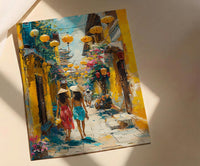 Hoi An Vietnam Art Print, Mothers Day Gift From Daughter, Museum Quality Asian Decor, Mother Daughter Poster, Shipped Wall Art
