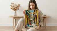 Hoi An Vietnam Art Print, Mothers Day Gift From Daughter, Museum Quality Asian Decor, Mother Daughter Poster, Shipped Wall Art