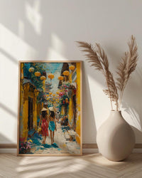 Hoi An Vietnam Art Print, Mothers Day Gift From Daughter, Museum Quality Asian Decor, Mother Daughter Poster, Shipped Wall Art