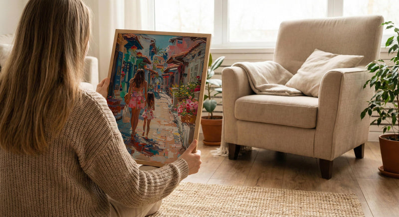 Penang Malaysia Print, George Town Wall Art, Mothers Day Gift From Daughter, Museum Quality Decor, Mother Daughter Poster