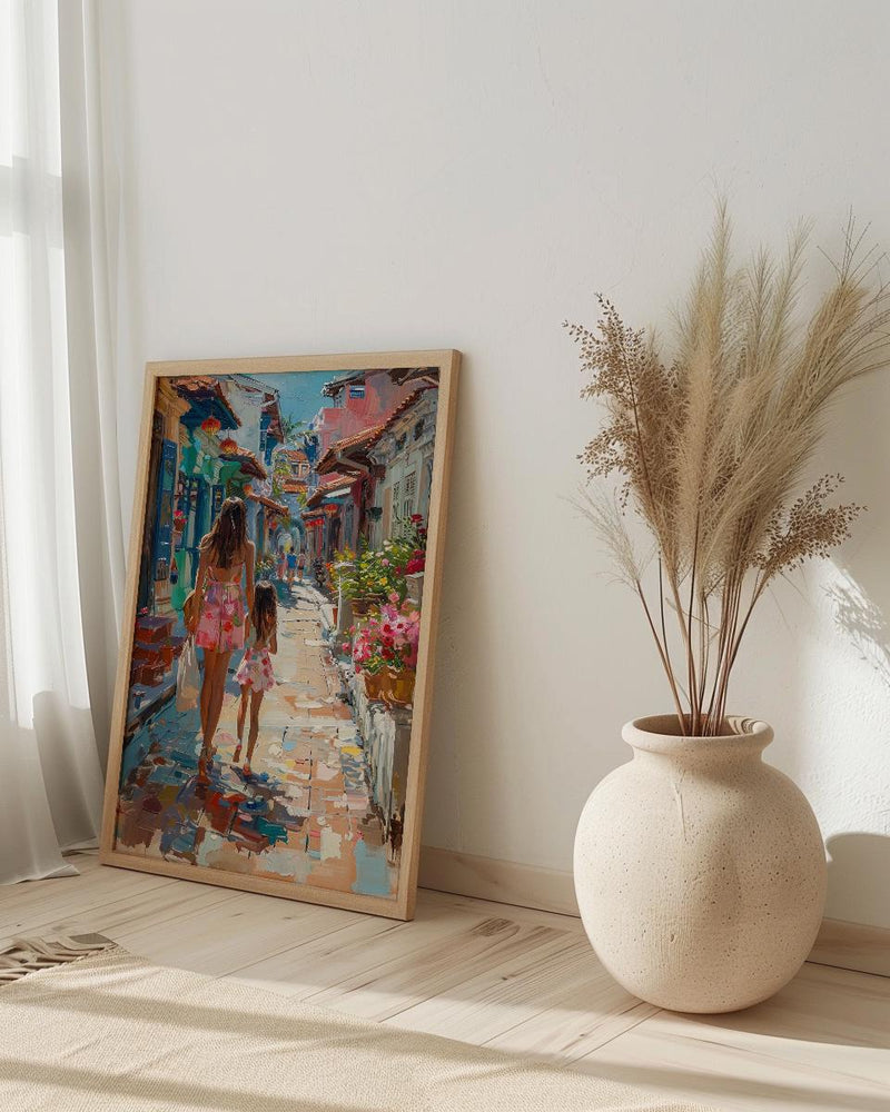 Penang Malaysia Print, George Town Wall Art, Mothers Day Gift From Daughter, Museum Quality Decor, Mother Daughter Poster
