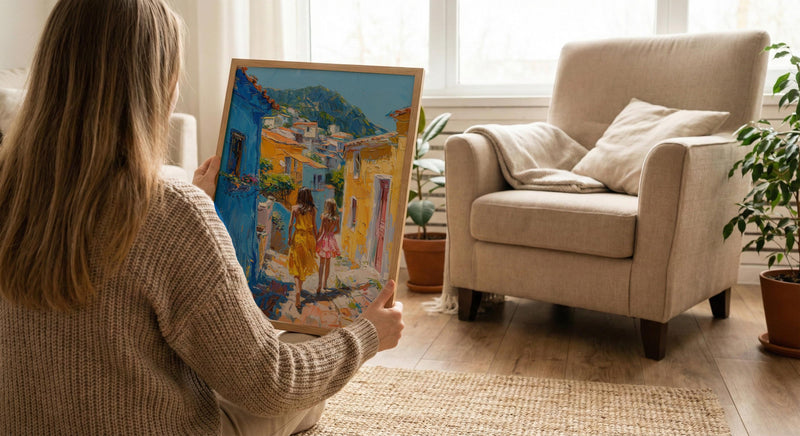 Macau Art Print, Coloane Village Poster, Mothers Day Gift From Daughter, Museum Quality Decor, Mother Daughter Wall Art