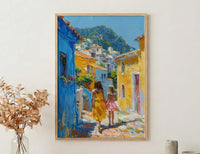 Macau Art Print, Coloane Village Poster, Mothers Day Gift From Daughter, Museum Quality Decor, Mother Daughter Wall Art