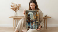 Louvre Museum Art Print, Mother Daughter Decor - Mother's Day Gift