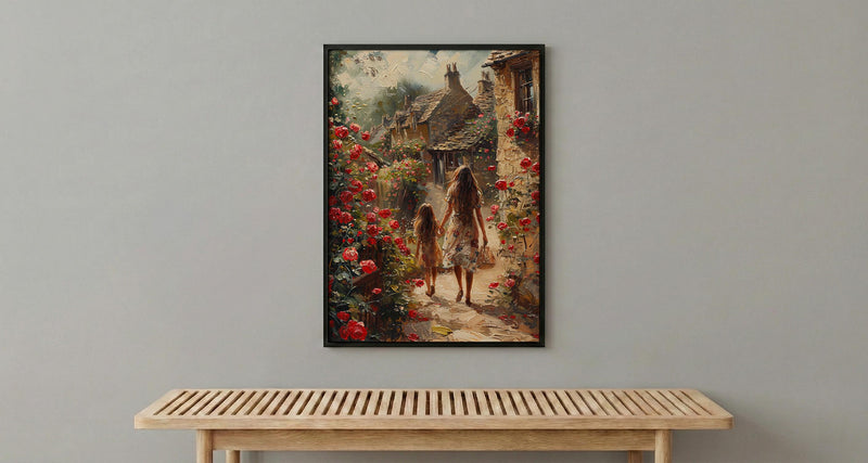 Cotswolds England Print, English Village Wall Art, Mothers Day Gift From Daughter, Museum Quality Decor, Shipped Wall Art