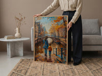 Amsterdam Canal Print, Mothers Day Gift From Son, Netherlands Wall Art, Mom And Son Poster, Museum Quality Decor