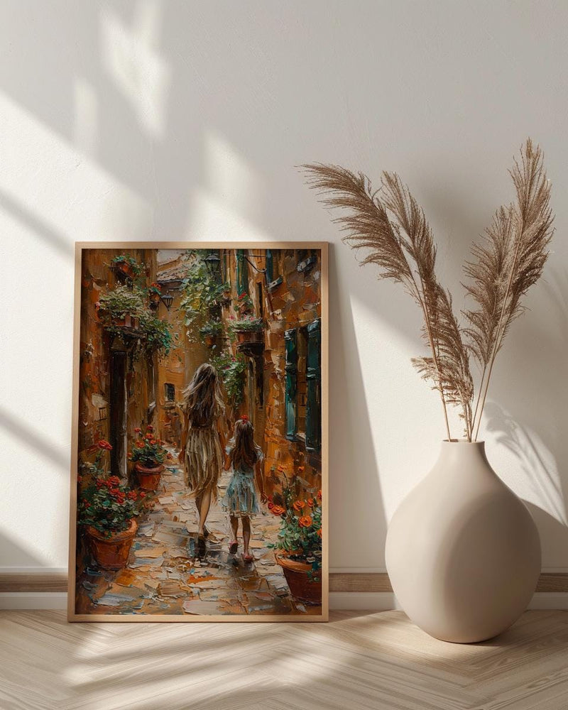 Florence Tuscany Print, Italian Street Wall Art, Mothers Day Gift From Daughter, Museum Quality Decor, Shipped Wall Art