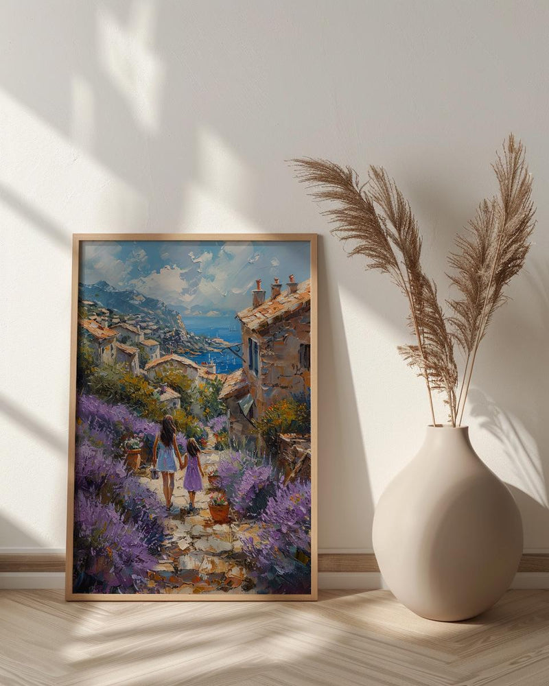 Provence France Print, Lavender Street Wall Art, Mothers Day Gift From Daughter, Museum Quality Decor, Shipped Wall Art