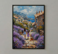 Provence France Print, Lavender Street Wall Art, Mothers Day Gift From Daughter, Museum Quality Decor, Shipped Wall Art