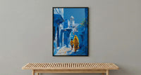 Jodhpur India Print, Blue City Wall Art, Mothers Day Gift From Son, Mom And Son Poster, Museum Quality Decor