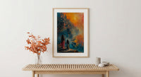 Varanasi India Art Print, Spiritual Wall Art, Mothers Day Gift From Daughter, Museum Quality Decor, Shipped Wall Art