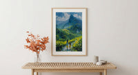 Munnar India Print, Tea Plantation Wall Art, Mothers Day Gift From Daughter, Museum Quality Decor, Shipped Wall Art