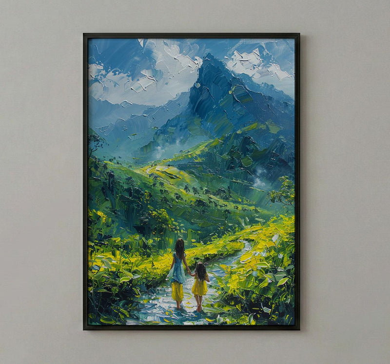 Munnar India Print, Tea Plantation Wall Art, Mothers Day Gift From Daughter, Museum Quality Decor, Shipped Wall Art