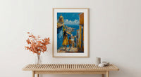 Salvador Brazil Print, Pelourinho Wall Art, Mothers Day Gift From Son, Mom And Son Poster, Museum Quality Decor
