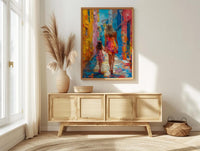 Buenos Aires Print, La Boca Wall Art, Mothers Day Gift From Daughter, Mother Daughter Poster, Shipped Wall Art