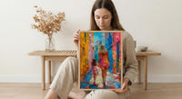 Buenos Aires Print, La Boca Wall Art, Mothers Day Gift From Daughter, Mother Daughter Poster, Shipped Wall Art