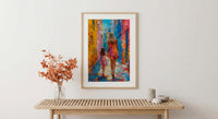 Buenos Aires Print, La Boca Wall Art, Mothers Day Gift From Daughter, Mother Daughter Poster, Shipped Wall Art