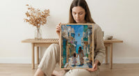 Jeddah Al Balad Print, Saudi Arabia Wall Art, Mothers Day Gift From Daughter, Mother Daughter Poster, Shipped Wall Art